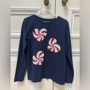 Crewcuts girls long sleeve cotton shirt. Size 8